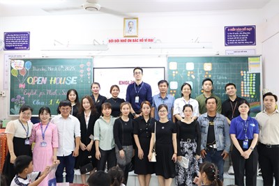 Open house - Tiết học mở: Học Tiếng Anh thông qua môn Toán và Khoa học.