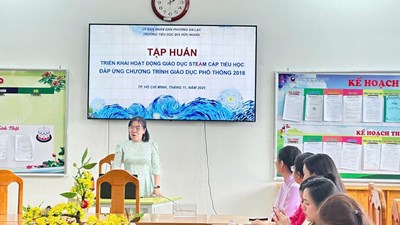 Chuyên đề Tập huấn giáo dục Steam môn Mĩ thuật và Âm nhạc cấp tiểu học